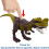 Mattel Mattel Jurassic World Strike Attack Genyodectes Serus Dinosaur Actionfigur med Attackfunktion 2