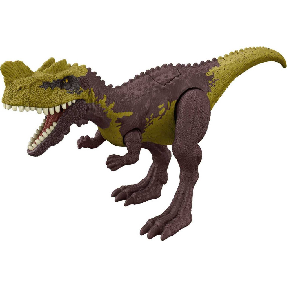 Figurine Articul E De Dinosaure Genyodectes Serus De Mattel Jurassic World Strike Attack Avec Fonction D'attaque Et Articulations Mobiles-image