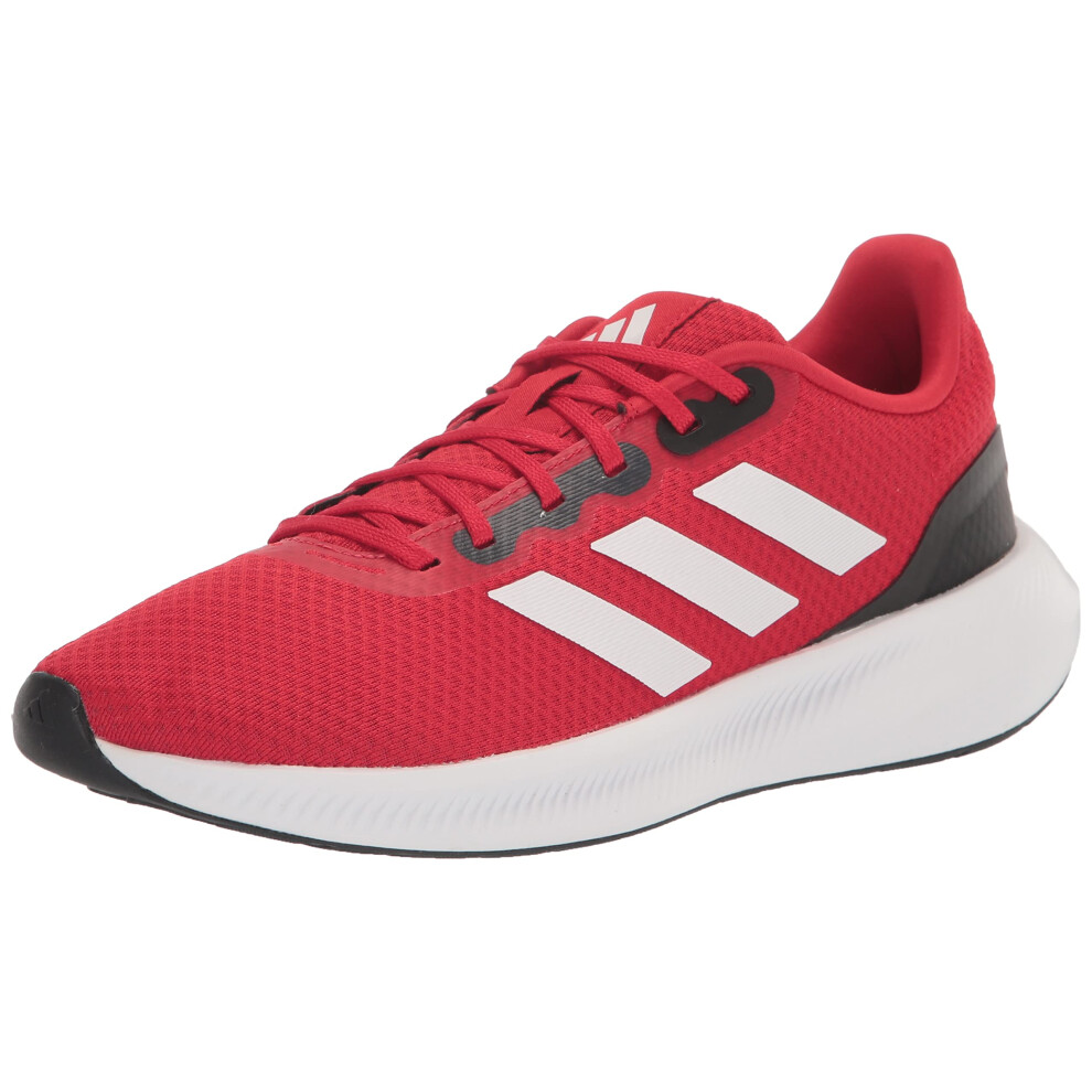 adidas Men's Run Falcon 3.0 Shoe  Better Scarlet/White/Black  12.5
