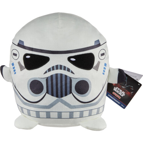 Mattel Figura de Pelúcia Cuutopia Star Wars, Stormtrooper de 10 polegadas, Brinquedo Colecionável Inspirado em Vilões