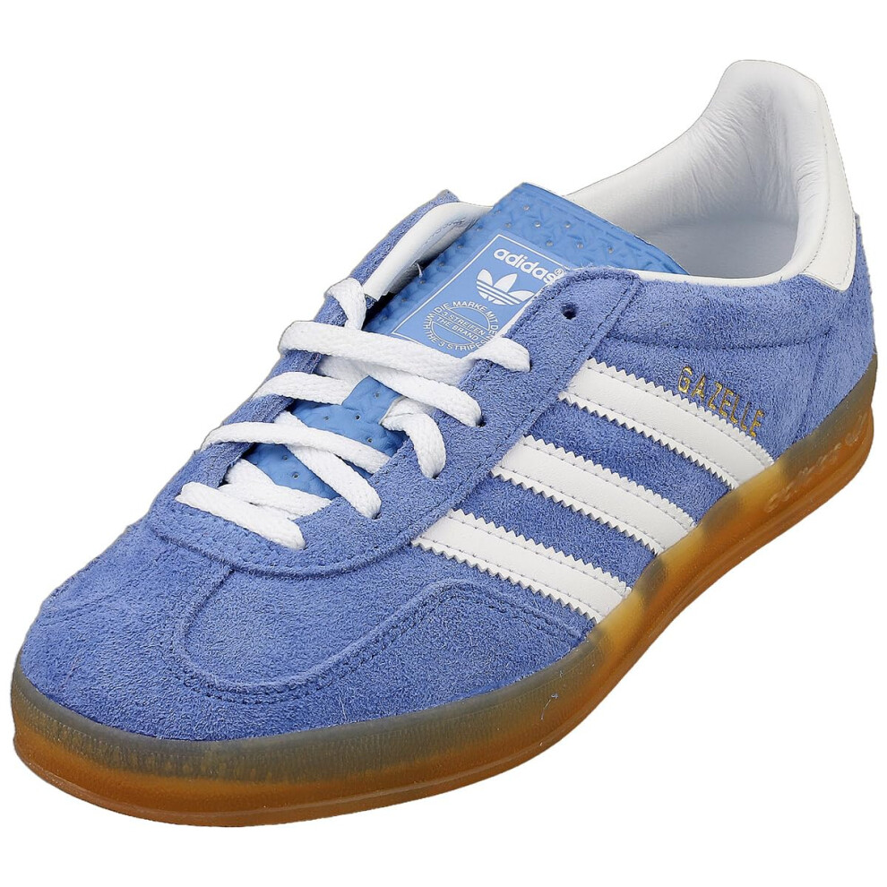 ADIDAS Women Gymnastics Shoes Sneaker  Blue Fusion FTWR White Gold Met  9