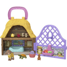 Mattel Disney Wish Mini Dockset, Star & Valentino med Valentino Get och 10 Tillbehör