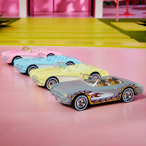 Hot Wheels Hot Wheels Barbie Η Ταινία Corvette 4-Pack 2