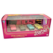 Hot Wheels Barbie The Movie Corvette confezione da 4