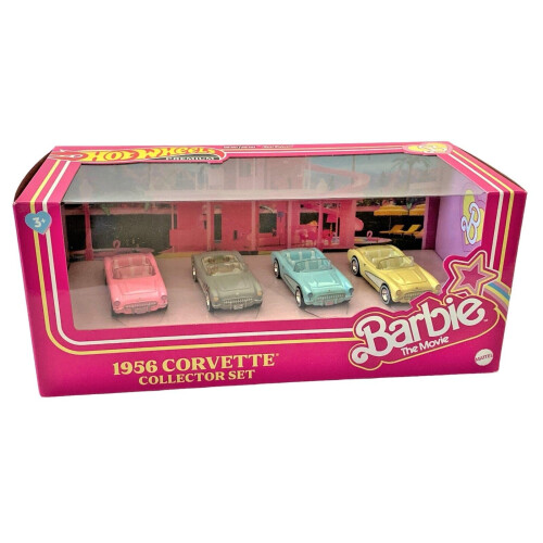 Hot Wheels Hot Wheels Barbie Η Ταινία Corvette 4-Pack