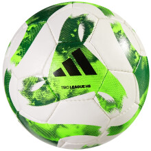 adidas Tiro Match Voetbal, unisex, volwassenen, Wit/Team Groen/Team Solar Groen/Zwart 5