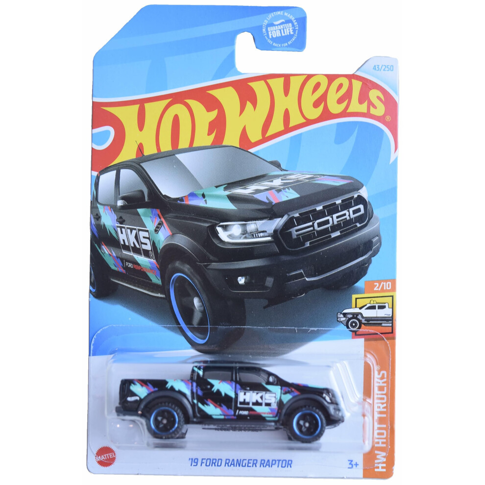 Mattel Hot Wheels '19 Ford Ranger Raptor  HW Hot Trucks 2/10 [Black] 43/250-image-OPC-PGRWZWX-NEW