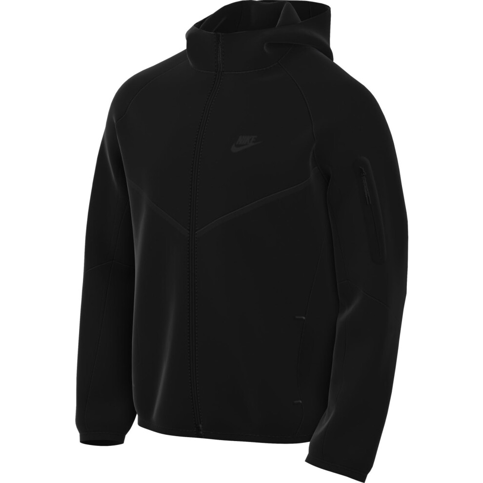 Nike Tech Fleece Hoodie Mens - Black - S - Image 3