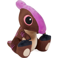 Mattel Jurassic World: Chaos Theory Parasaurolophus Dinosaur Plush Toy with Glowing Feature Floppy Legged 10-inch Soft Doll Collectible