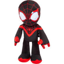 Mattel Marvel Plush Talkers Pluszowa zabawka 11,75-calowa figurka Milesa Moralesa z 10 dzwiekami i frazami