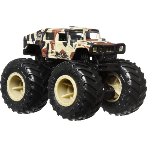 Hot Wheels Hot Wheels Monster Trucks, 1:64 Κλίμακα, Σετ 4, Γιγαντιαίοι Τροχοί, Αγαπημένοι Χαρακτήρες 2