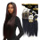 Pacote Sensationnel Empire Multi - Liso com fechamento 4x4 10A cabelo humano sem emaranhados (16 18 20 Polegadas, NATURAL) 1