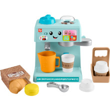 Fisher-Price Brinquedo Infantil Rir & Aprender Café com 10 Acessórios para Idades 18+ Meses