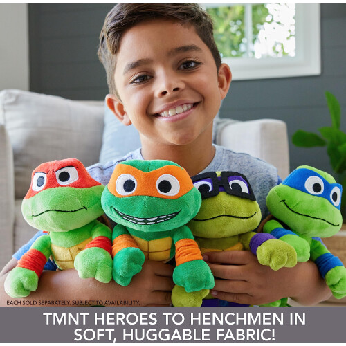 Mattel Mattel Tartarugas Ninja: Conjunto de Brinquedos de Pelúcia com 4 Bonecos de 8 polegadas 1