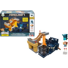 Mattel Minecraft Mini Mode Playset Rise of the Warden Set with 2 Minis including Steve & Warden Figures & DLC Code
