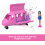 Barbie Mini Boneca Barbie e Veículo, 1.5 polegadas com Porta Funcional e Surpresa de Mudança de Cor 5