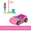 Barbie Conjunto de Mini Boneca Barbie e Veículo, Boneca de 1.5 polegadas e Carro Conversível com Surpresa de Mudança de Cor 5
