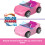 Barbie Conjunto de Mini Boneca Barbie e Veículo, Boneca de 1.5 polegadas e Carro Conversível com Surpresa de Mudança de Cor 3