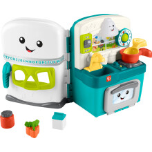 Fisher-Price Juguete para Bebés y Niños Pequeños Cocina de Aprendizaje con Música y 5 Piezas
