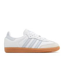 Adidas Samba OG Womens (White Halo Blue Gum  US Footwear Size System  Adult  Women  Numeric  Medium  7)