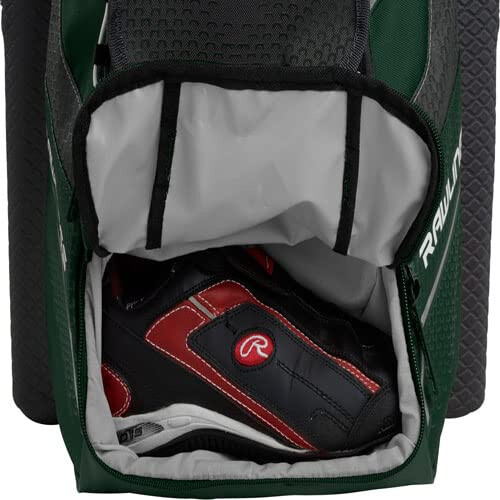 Rawlings | IMPULSE Backpack Equipment Bag | Baseball/Softball | Dark Green 1