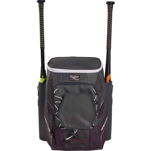 Rawlings | IMPULSE Backpack Equipment Bag | Baseball/Softball | Maroon