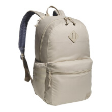 adidas Classic 3-Stripe Durable Backpack Student Athletic Sport Laptop Book Bag Clay Brown/Onix Grey/5.0 One Size