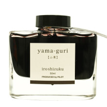 Pilot Iroshizuku reservoarpenna blck - 50 ml flaska - Yama-Guri Wild Chestnut (mrkbrun) (Japan Import)