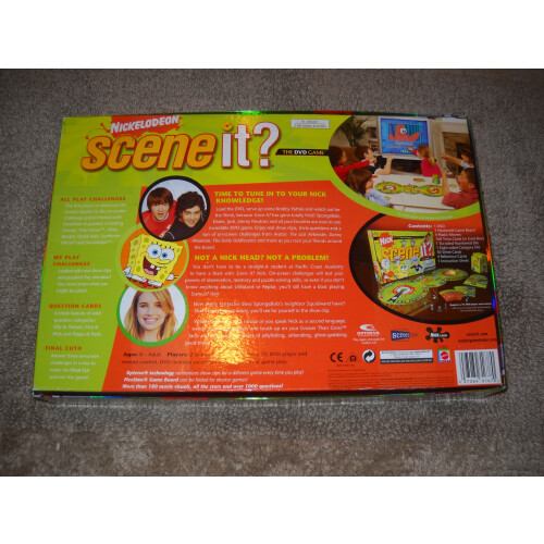 Mattel Mattel Scene It? Nickelodeon DVD Sällskapsspel 1