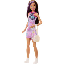 Mu eca Skipper de Barbie Family & Friends y accesorio Skipper Babysitters Inc. Set con mu eca con vestido extra ble y mochila