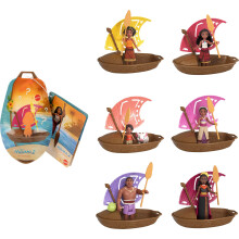 Mattel Disney Moana 2 Wayfinder Wonders Toy Set with Surprise Small Doll Canoe & Accessory Inspired by The Movie (Styles May Vary)