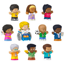 Fisher-Price Little People Vorschulspielzeug Figuren Set 10-teilig für Kinder ab 1 Jahr