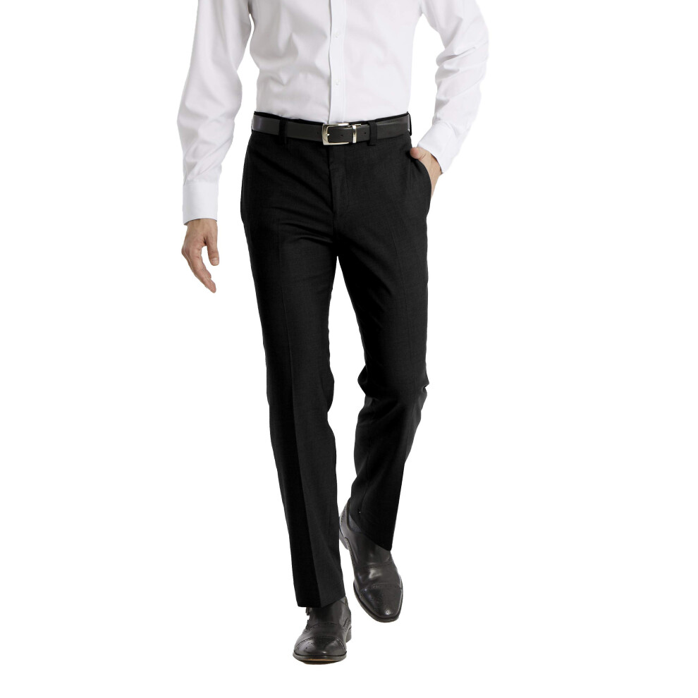 Calvin Klein Men's Modern Fit Dress Pant Black