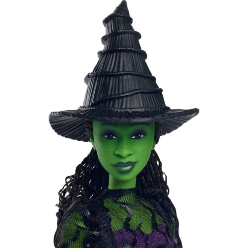 Mattel Boneca de Moda Elphaba Universal Wicked da Mattel com Pele Verde e Acessórios 2