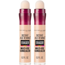 Maybelline Instant Age Rewind Eraser Κονσίλερ Μαύρων Κύκλων, Ζεστό Φως, 0.2 Fl Oz (Πακέτο 2)
