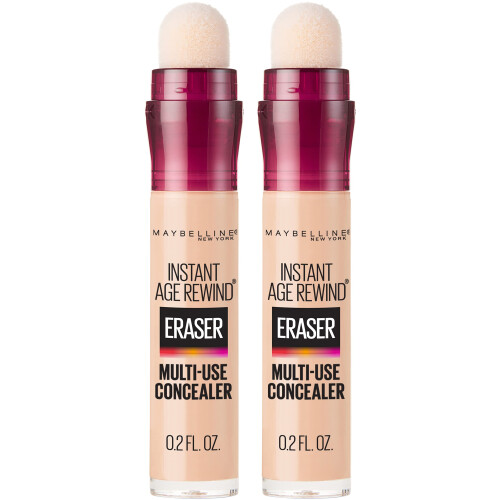 Maybelline Maybelline Instant Age Rewind Eraser Κονσίλερ Μαύρων Κύκλων, Ζεστό Φως, 0.2 Fl Oz (Πακέτο 2)