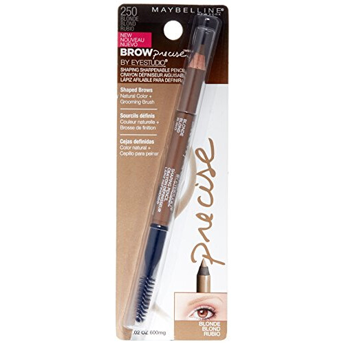 Maybelline Maybelline New York Brow Precise Σχήματος Μολύβι Φρυδιών, Ξανθό, 0.02 Oz 1