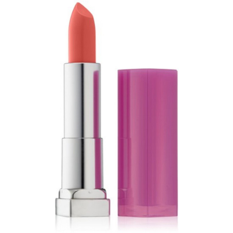 Maybelline New York Color Sensational Rebel Bloom Lipstick  Peach Poppy  0.15 Ounce