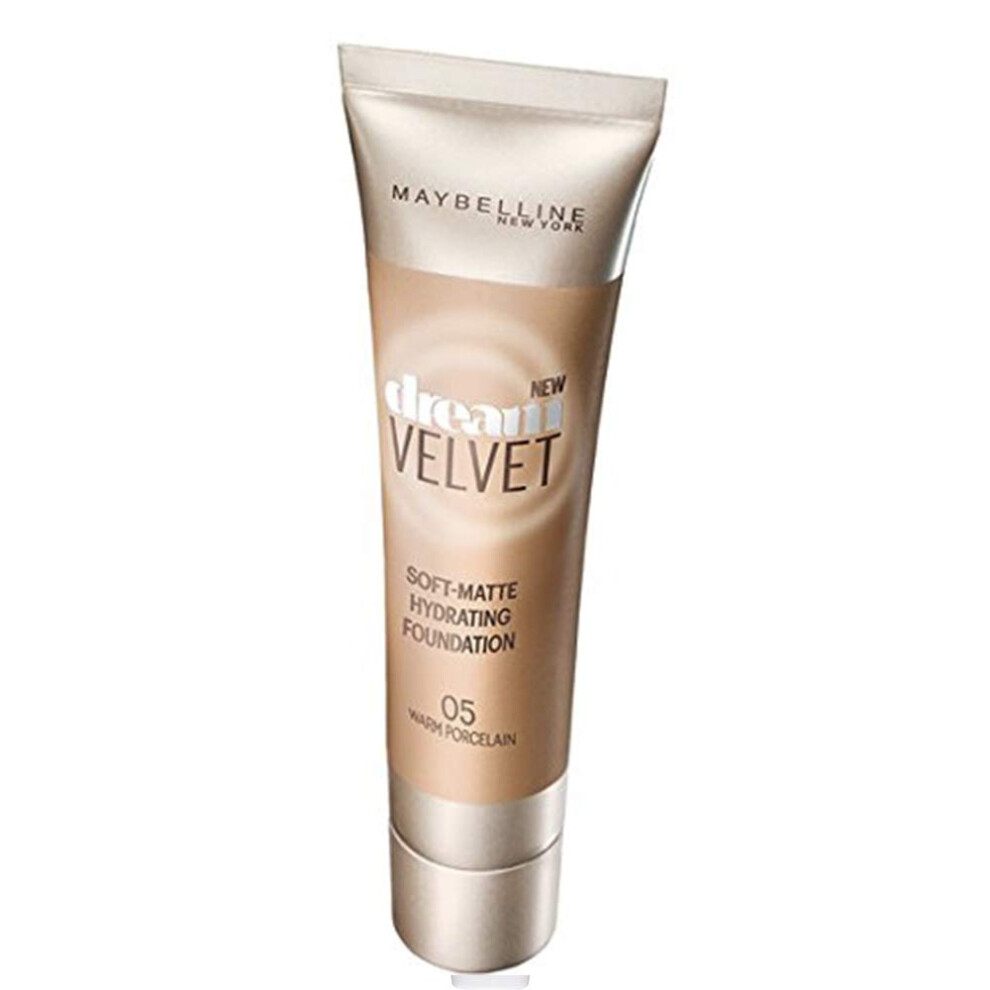 Maybelline New York Dream Velvet Soft-Matte Hydrating Foundation  Warm Porcelain  1 fl. oz.