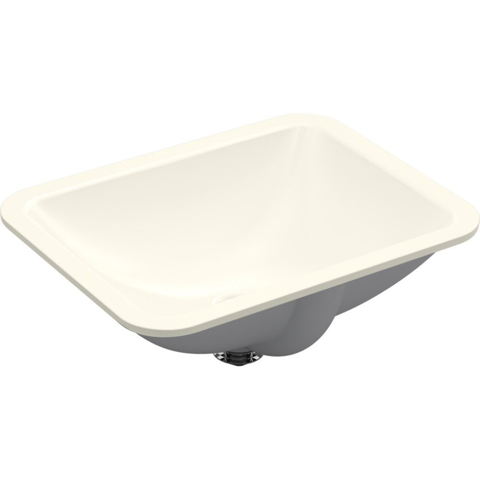 Photos - Bathroom Sink Kohler 20000-96 Caxton Rectangle Undermount  with Overflow Drain 20-1/4"""" W x 15-11/16"""" D Biscuit K-20000 