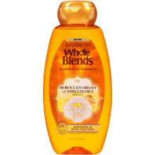 Garnier Whole Blends Shampoo with Moroccan Argan & Camellia Oils Extracts, 22 Fl Oz (Pack of 1), Moroccan Argan & Camelilia Oils