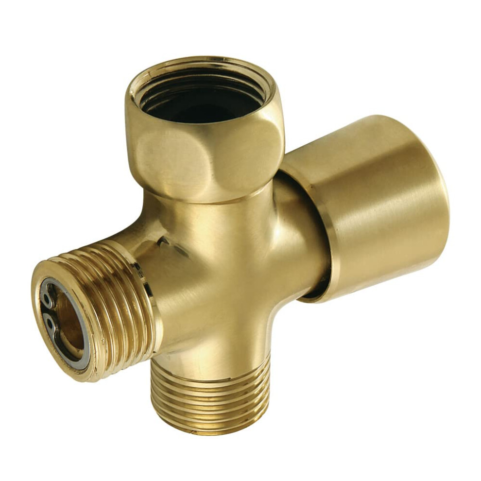 Kingston Brass K161a7 Showerscape Shower Arm Diverter Brushed Brass 2.75 X 2.31 X 1.06 663370865091