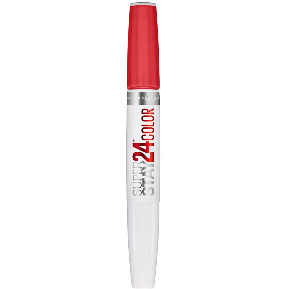 Maybelline New York SuperStay 24 2-Step Liquid Lipstick Makeup  Steady Red-Y  1 kit