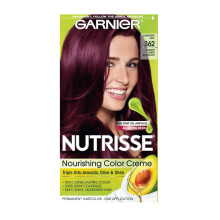Garnier Nutrisse Nourishing Hair Color Creme 362 Darkest Berry Burgundy (Frpackningen kan variera)