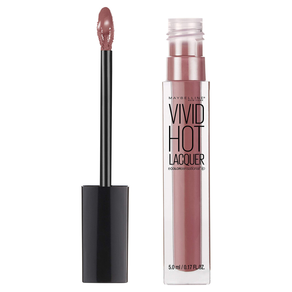 Maybelline New York Color Sensational Vivid Hot Lacquer Lip Gloss  Too Cute  0.17 fl. oz.