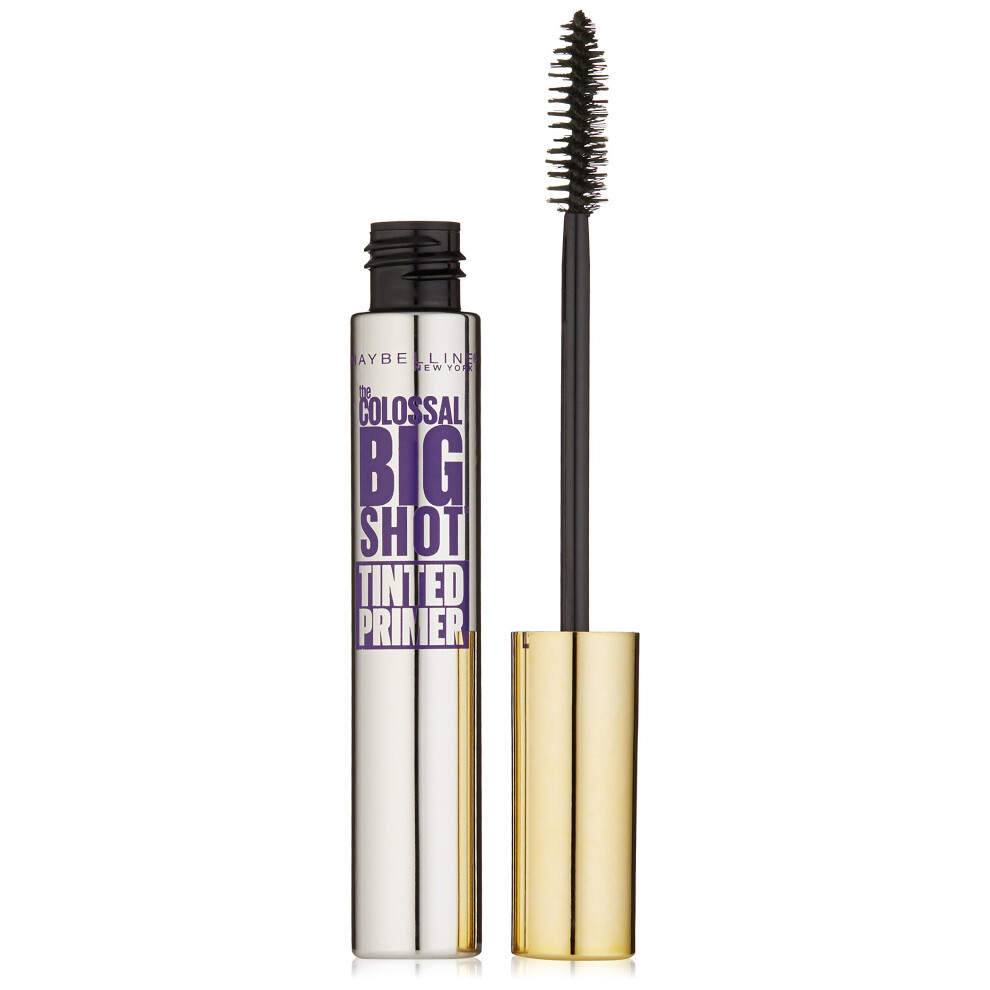 Maybelline New York Volume Express The Colossal Big Shot Tinted Primer  Black  0.26 Fluid Ounce