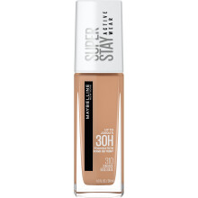Maybelline Super Stay Pelne pokrycie Podklad w plynie Odziez aktywna Makijaz do 30 godz. Nos Transfer Odporny na pot i wode Matowe wykonczenie Sun Be