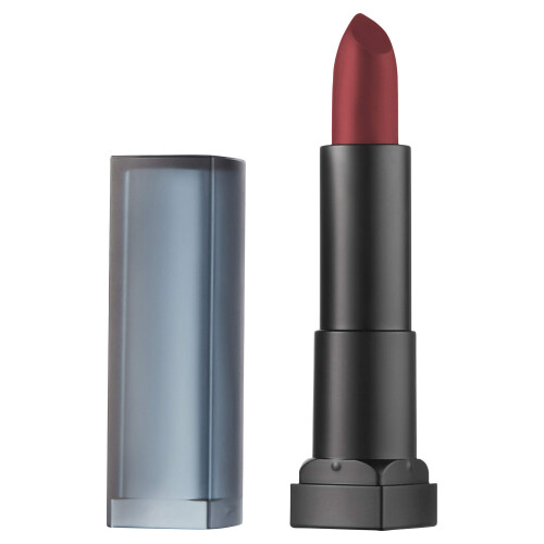 Maybelline Maybelline New York Color Sensational Κόκκινο Ματ Καλλυντικό, Cruel Ruby, 0.15 Οζ, Συσκευασία 1