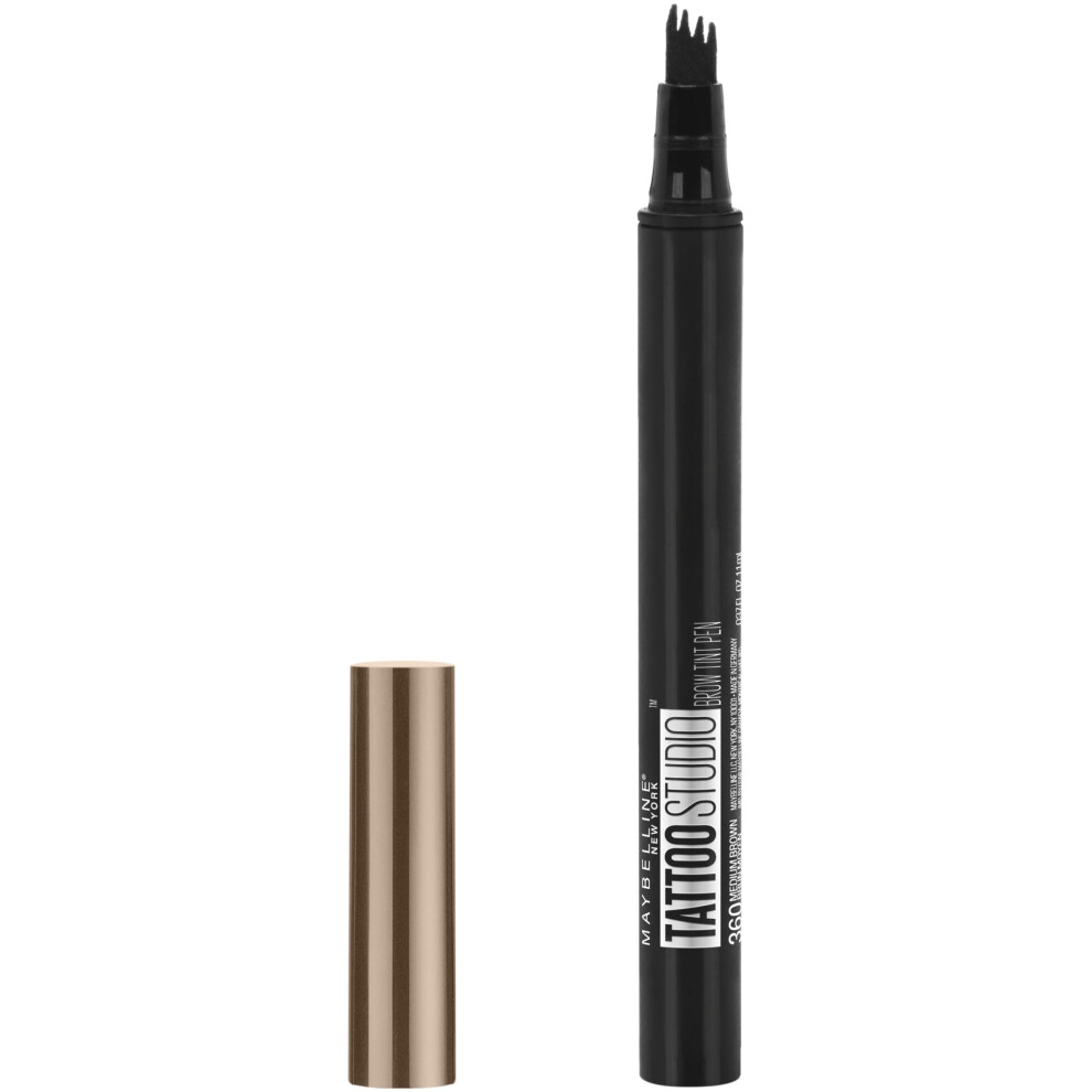 Maybelline New York TattooStudio Brow Tint Pen Makeup  Soft Brown  0.037 fl. oz.