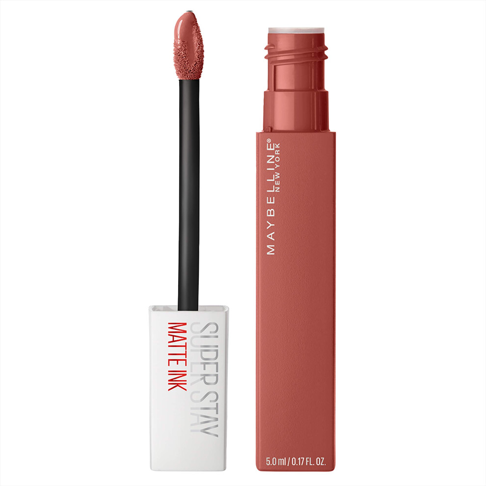 Maybelline Super Stay Matte Ink Liquid Lipstick Makeup  Long Lasting High Impact Color  Up to 16H Wear  Self-Starter  Light Red  1 Count